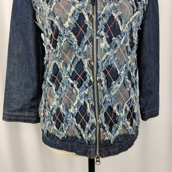 Vintage JPG Jean Paul Gaultier Jacket Medium Jean Patchwork - Picture 3 of 8